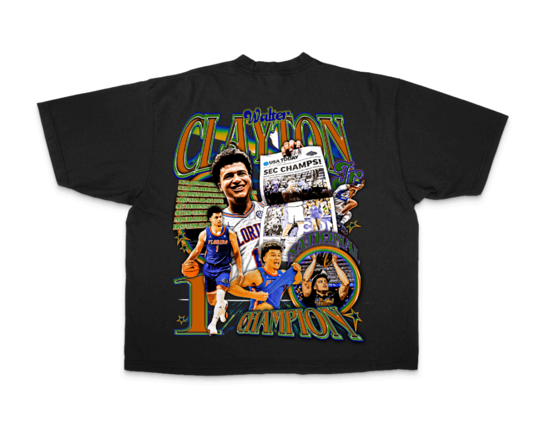 "Walter Clayton Jr. – Florida Hoops Elite Tee"